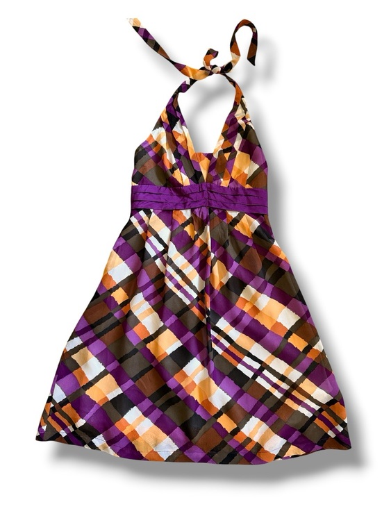 Anthropologie Dresses & Skirts - Anthropologie Moulinette Soeurs Etty Purple Fit & Flare Halter Dress Size 4